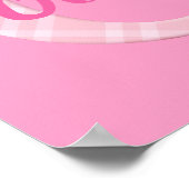 Poster Girls Name Custom Plaid Letter O (Coin)