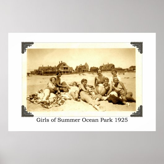 Poster Girls of Summer Ocean Park 1925 (Devant)