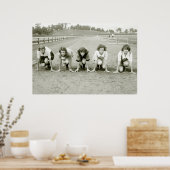 Poster Girls Track, années 1920 (Cuisine)