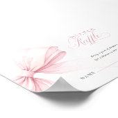 Poster Girly Pink Diaper Raffle - Digital Download Card (Coin)