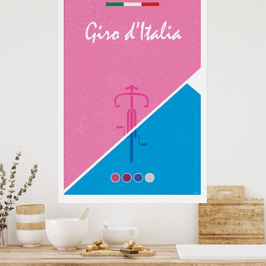 Poster Giro d'Italia (Cuisine)