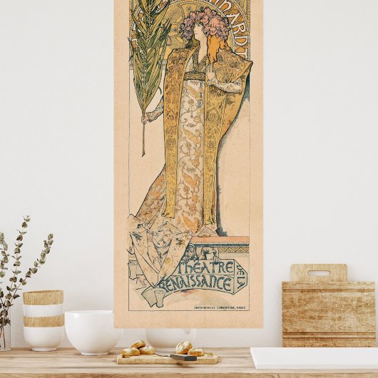 Poster Gismonda par Alphonse Mucha (Cuisine)