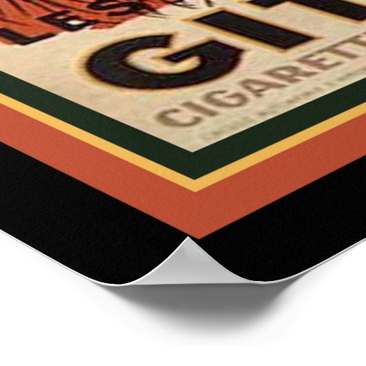 Poster Gitanes 1931 Art Deco Cigarette Ad (Coin)