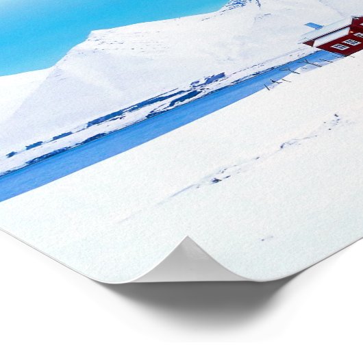 Poster Gîte d'Islande (Coin)