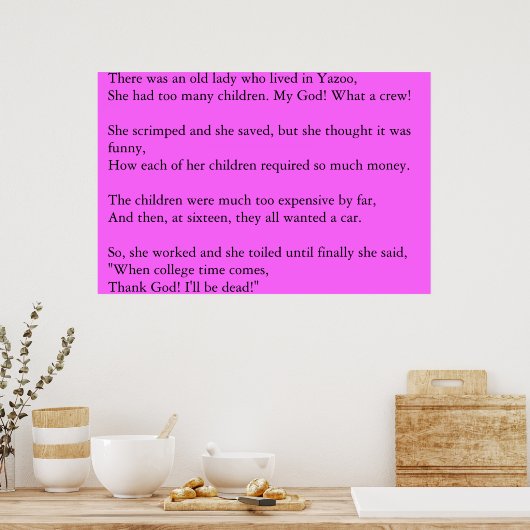 Poster Gitmo Joe (Cuisine)