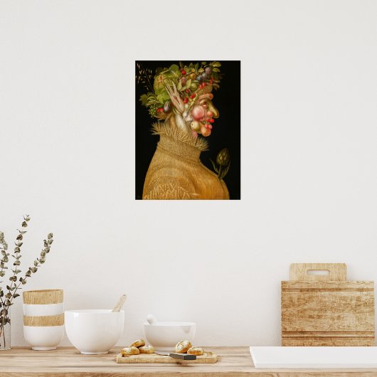 Poster Giuseppe Arcimboldo - Été (Cuisine)
