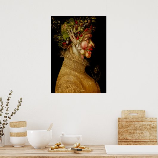 Poster Giuseppe Arcimboldo - Été (Cuisine)