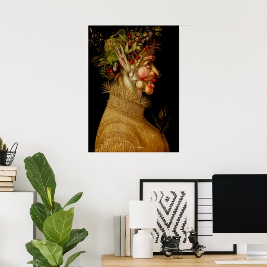 Poster Giuseppe Arcimboldo - Été (Bureau à domicile)