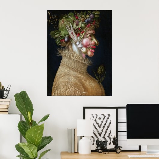 Poster Giuseppe Arcimboldo Été (Bureau à domicile)