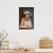 Poster Giuseppe Arcimboldo - Le Bibliothécaire (Cuisine)
