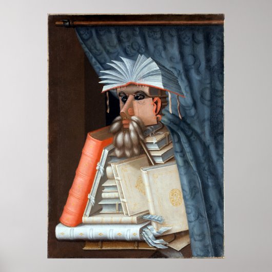 Poster Giuseppe Arcimboldo Le Bibliothécaire (Devant)