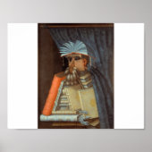 Poster Giuseppe Arcimboldo - Le Bibliothécaire (Devant)