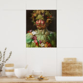 Poster Giuseppe Arcimboldo - Vertumnus (Cuisine)