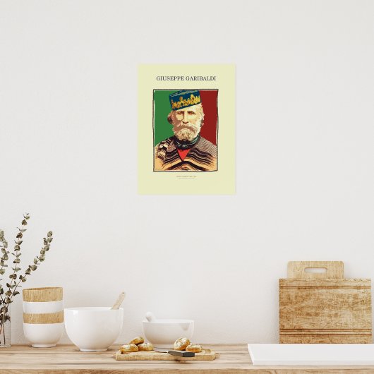 Poster Giuseppe Garibaldi (Cuisine)