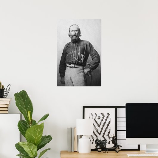 Poster Giuseppe Garibaldi (Bureau à domicile)