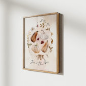 Poster Give Thanks Fall Art Print