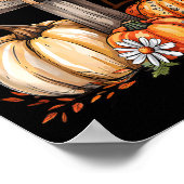 Poster Give Thanks To The Lord Fall Pumpkin Thanksgiving  (Coin)