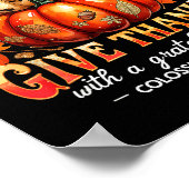 Poster Give Thanks With A Grateful Heart Bible Verse Pump (Coin)