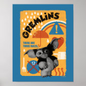 Poster Gizmo | Il Y A Trois Règles (Devant)