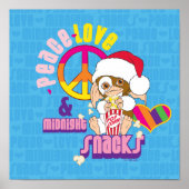 Poster Gizmo | Peace Love & Midnight Snacks (Devant)