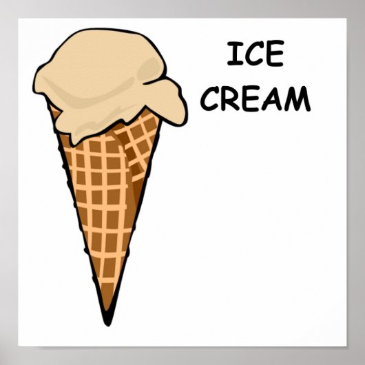 POSTER GLACE (Devant)
