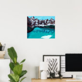 Poster Glacé (Bureau à domicile)