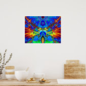 Poster Glace allumée-18x24 (Cuisine)