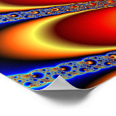 Poster Glace - Art Fractal (Coin)