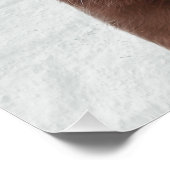 Poster glacé au chocolat Labrador (Coin)