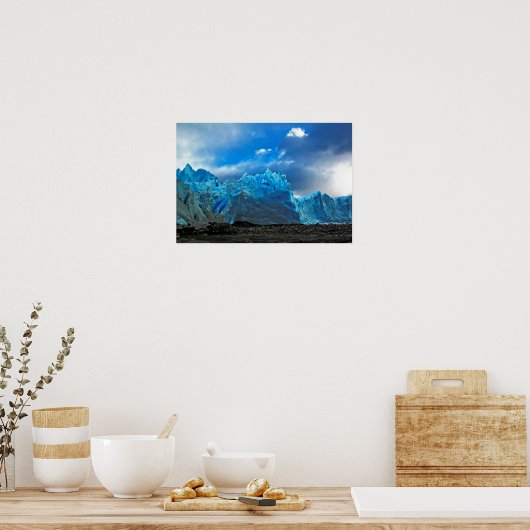 Poster Glace bleue - Perito Moreno (Cuisine)