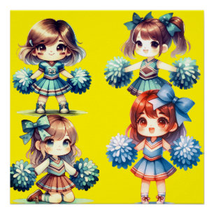 Poster glacé Cheerleaders