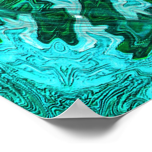 Poster Glace craquée...... (Coin)