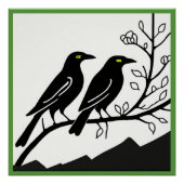 Poster glacé Crows (Devant)