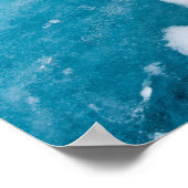 Poster Glace de glacier gelée, Islande (Coin)