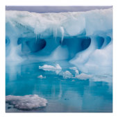 Poster Glace en Antarctique (Devant)