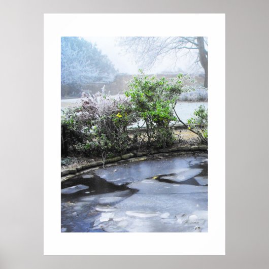 Poster Glace et brouillard (Devant)