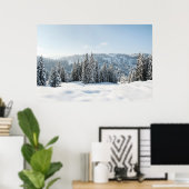 Poster Glace et neige | Allgäu Bavaria Allemagne (Bureau à domicile)