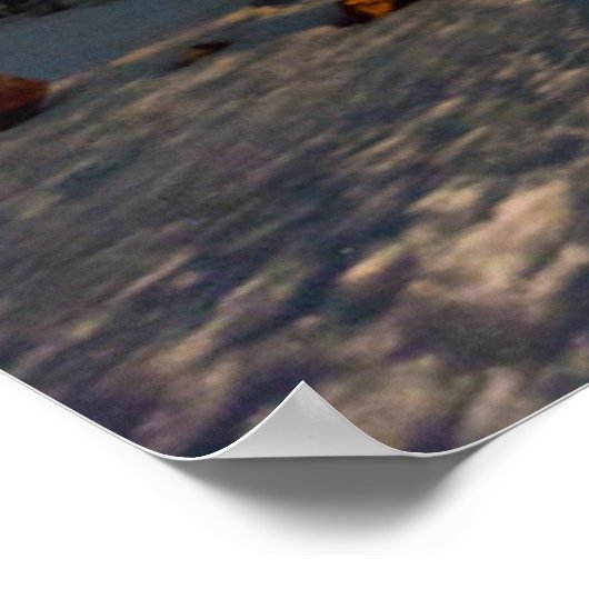 Poster Glace et neige | Aurora Polaris Murmansk, Islande (Coin)