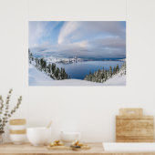 Poster Glace et neige | Crater Lake Oregon (Cuisine)