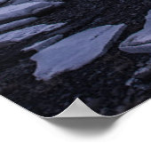Poster Glace et neige | Glacier Sólheimajökull, Islande (Coin)