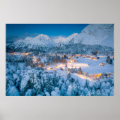 Poster Glace et neige | Graubunden, Engadin, Suisse (Devant)