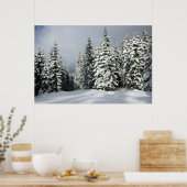 Poster Glace et neige | Pine Woodland, Autriche (Cuisine)