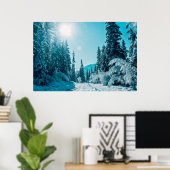 Poster Glace et neige | Réserve naturelle de l'Altaï, Rus (Bureau à domicile)