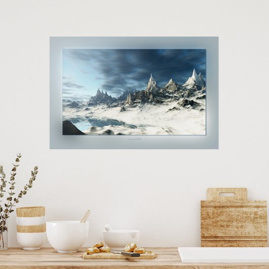 Poster glace froide (Cuisine)