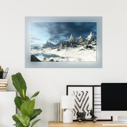 Poster glace froide (Bureau à domicile)