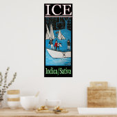 POSTER GLACE INDICA SATIVA (Cuisine)