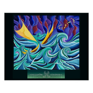 Poster glacé 'Le Navigateur'