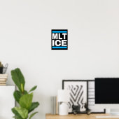 Poster Glace mi (Bureau à domicile)