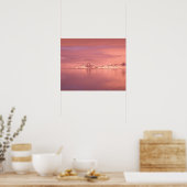 Poster Glace, Neige, Icebergs dans les canaux le long de (Cuisine)