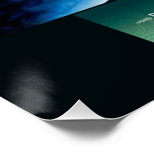 Poster glacé 'Orbis Alia' (Coin)